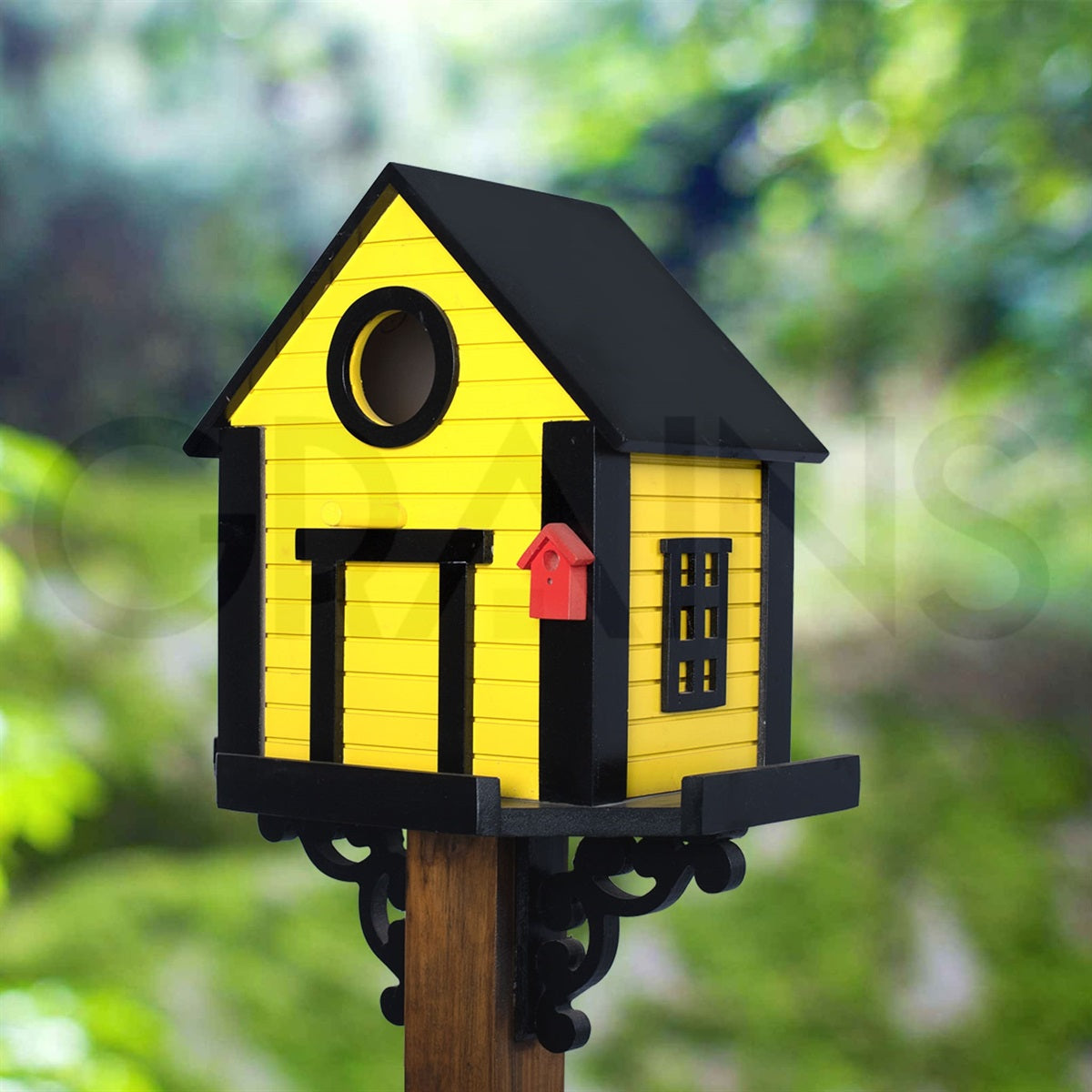 Long Yellow Bird House