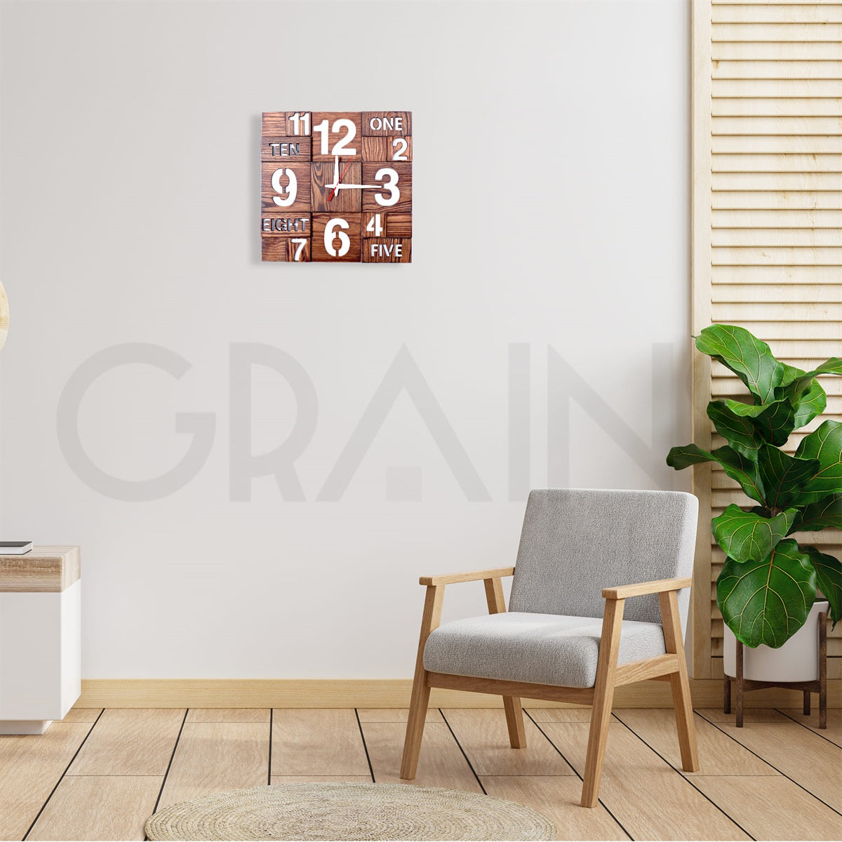 Magic Square Wall Clock
