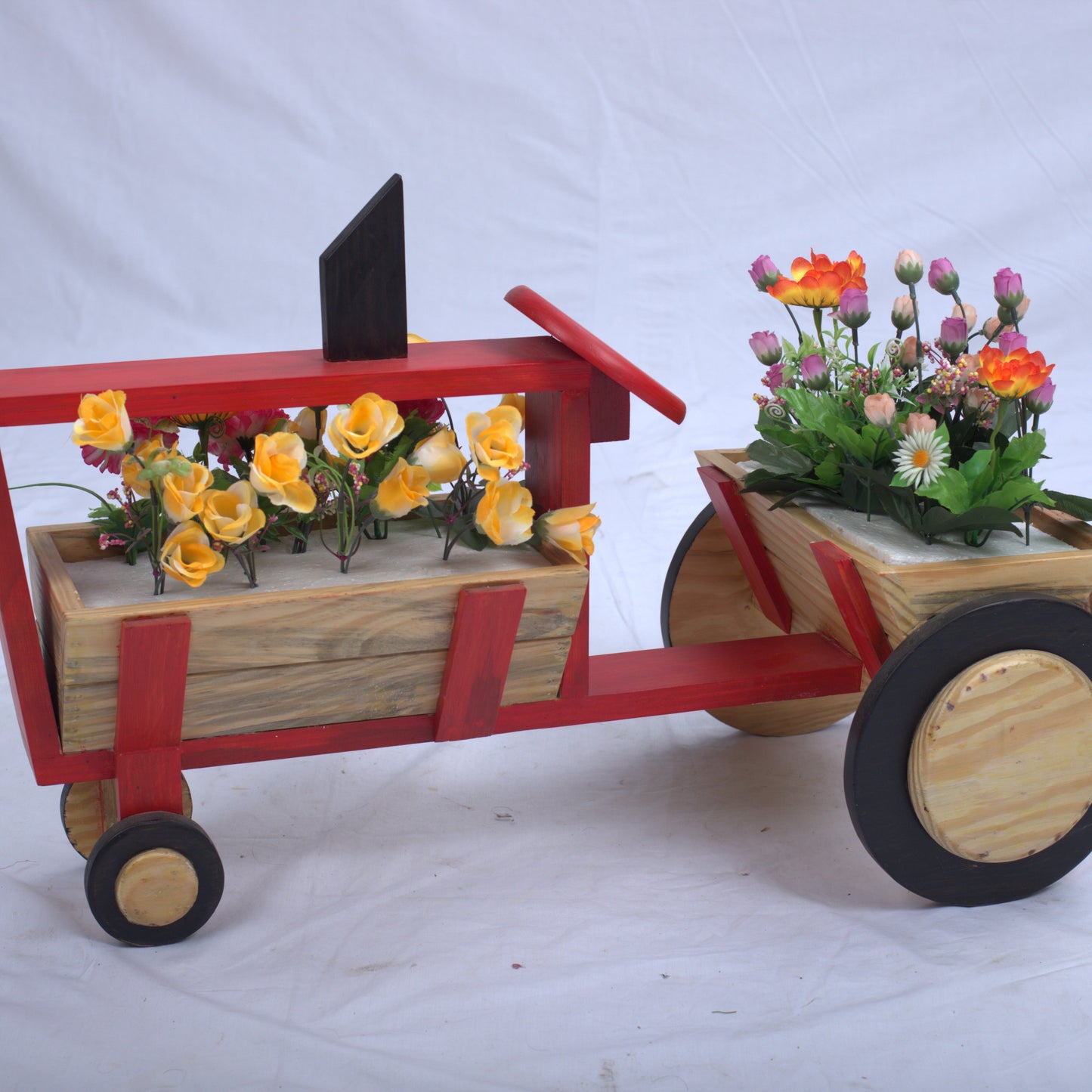 3 Wheel Flower Decor
