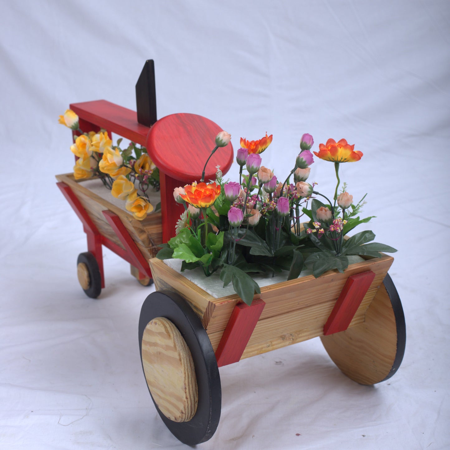3 Wheel Flower Decor