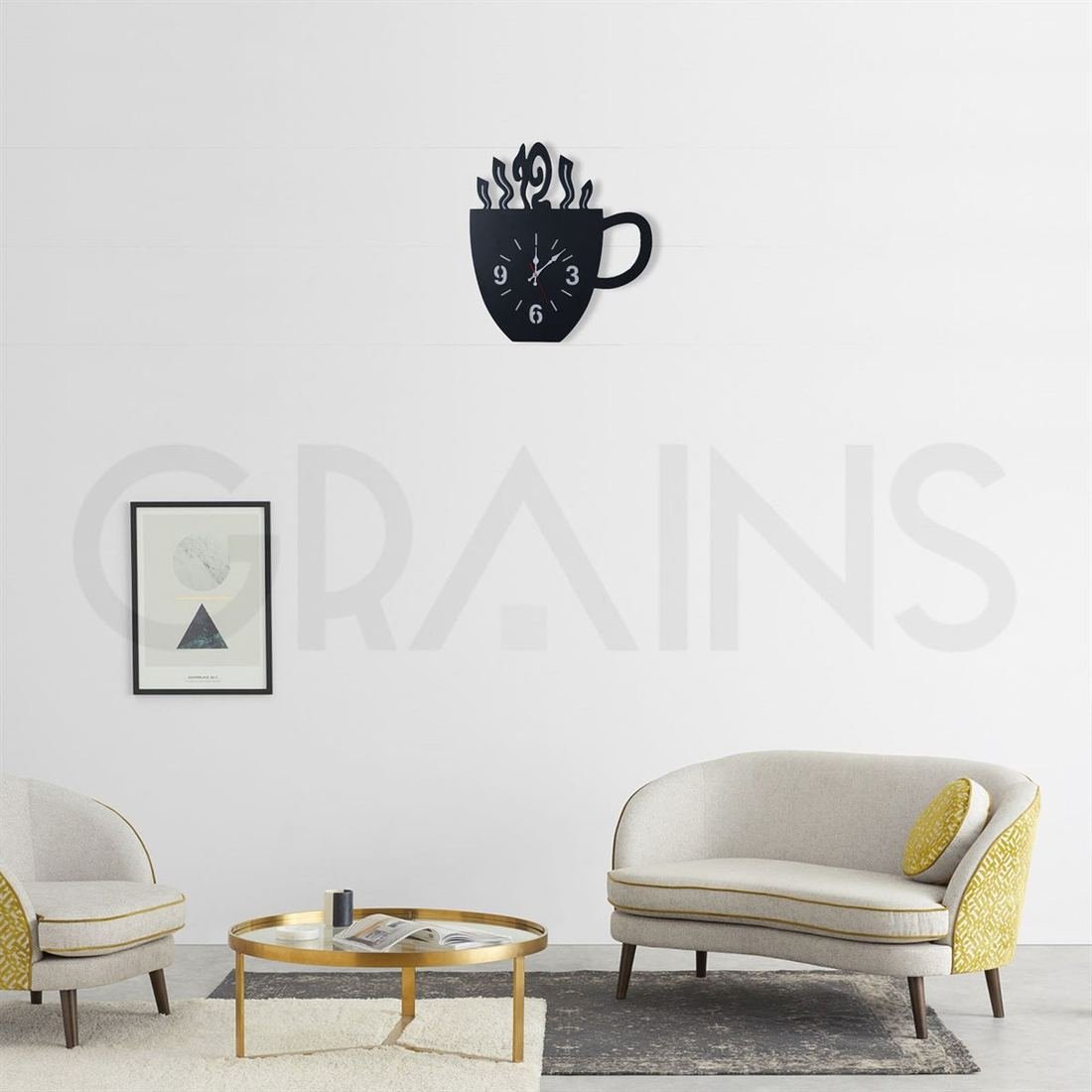 Coffee Cup Wall Clock photo 2