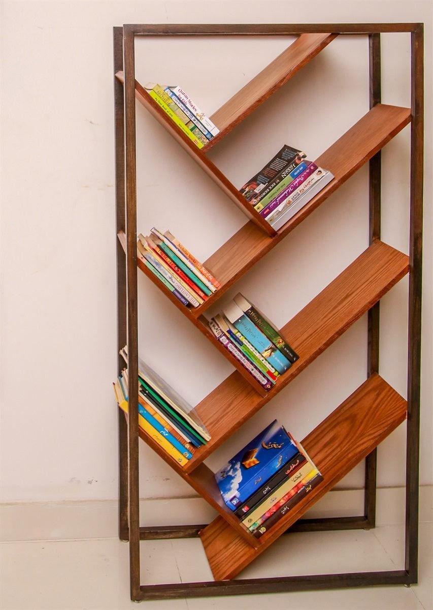 Oak Book Shelf by Grains Home Pakistan