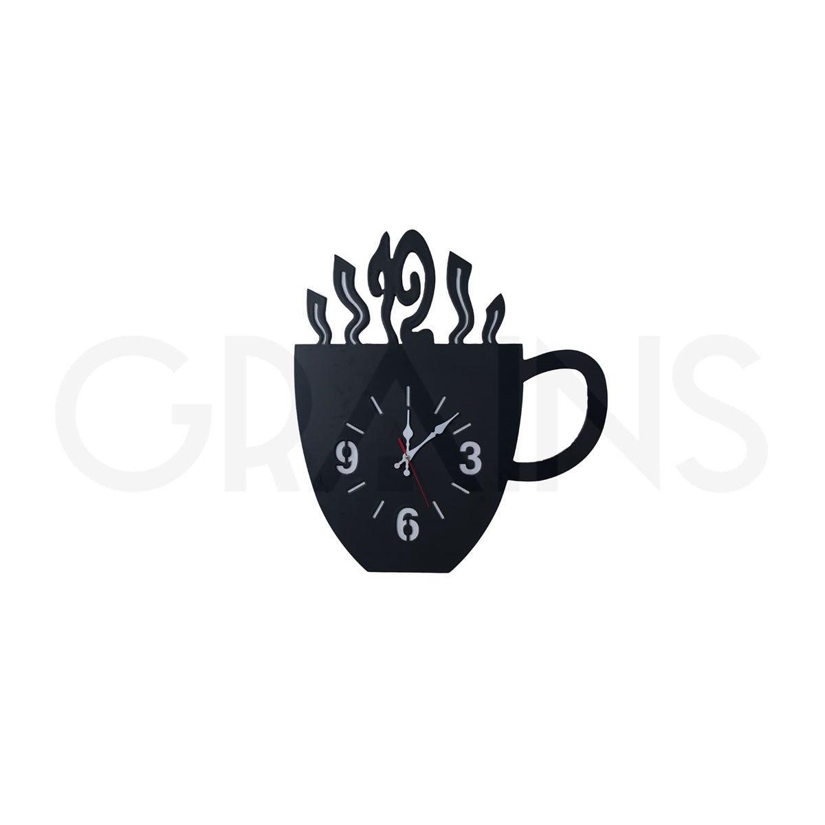 Coffee Cup Wall Clock