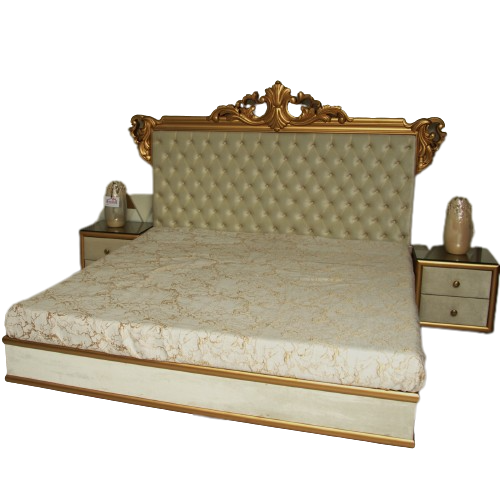 Premium Gold Look Bed